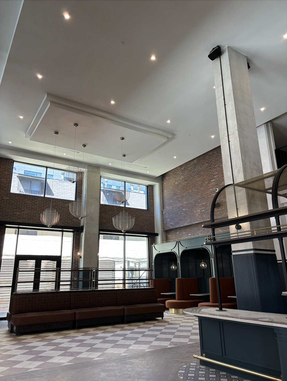 Daydreamer and lobby at Rambler Columbus. 